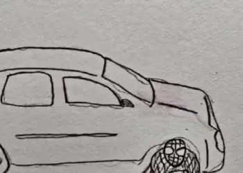 Dark animated accident parody video showing a real-life mishap transformed into an exaggerated cartoon injury scene